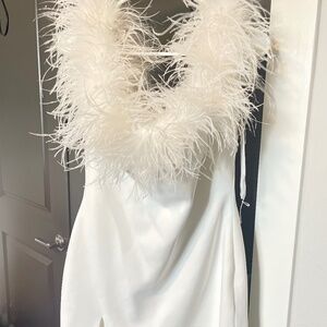 Untamed Petals Feathery Dress